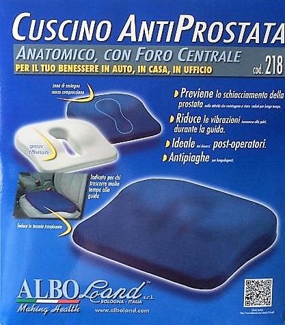 cuscino antidecubito per trattamento prostatico