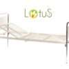 Letto Lotus con Rete a Segmenti Manovella Singola
