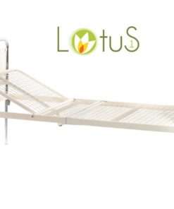 Letto Lotus con Rete a Segmenti Manovella Singola