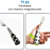 Elemento Forchetta TACTEE presa con struttura palmare magnetizzata