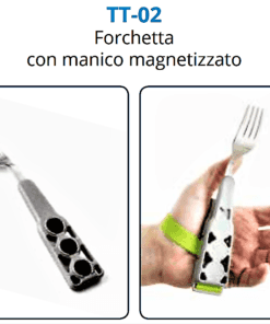 Elemento Forchetta TACTEE presa con struttura palmare magnetizzata