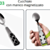 Elemento Cucchiaio TACTEE per presa struttura palmare magnetizzata