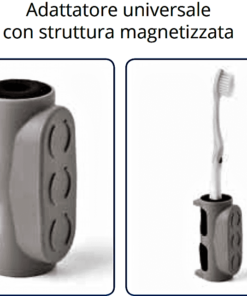 Elemento TACTEE adattatore universale con struttura magnetizzata