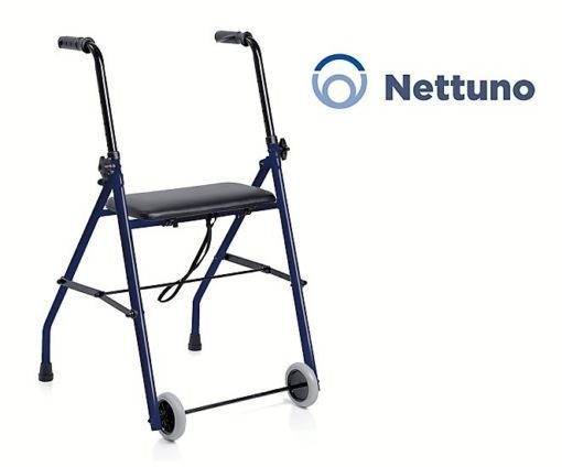 Deambulatore ROLLATOR RP682 a 2 Ruote con Seduta - NETTUNO