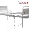 Letto Tulipano con Rete a Segmenti Comando Elettrico Largo 90 cm Ml120