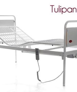 Letto Tulipano con Rete a Segmenti Comando Elettrico Largo 90 cm Ml120