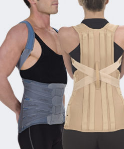 Corsetto Elastico con Spallacci Fibbie di trazione addominali e pelviche automodellanti