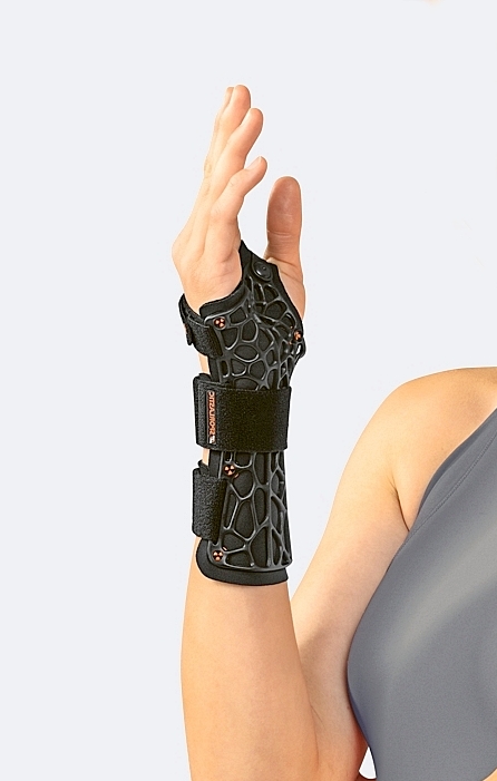 7059-Organic Manu-Cast ORGANIC Tutore Corto Doccia Polso Mano bio-scheletrico Imbottitura rimovibile con sistema “Quick Click” cinturini con chiusura regolabile