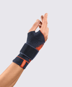 Ortesi Polso Elastica con pelotta silicone e rinforzo palmare per stabilizzazione del polso e protezione microtraumi e rinforzo funzionale