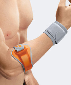 EPI HiT Bracciale Regolabile Epicondilite con pressore bilaterale in silicone e supporto polso