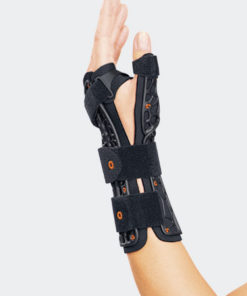 Manu-Cast ORGANIC FX PTutore corto per polso, mano e pollice bio-scheletrico Struttura realizzata in materiali bio-compatibili riciclati