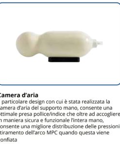 Tutore posturale per polso e mano, pneumatico modificabile e orientabile