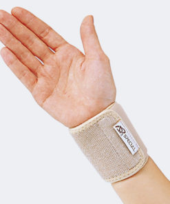 Polsiera elastica semplice Struttura in cotone elastico tramato con polvere di ceramica