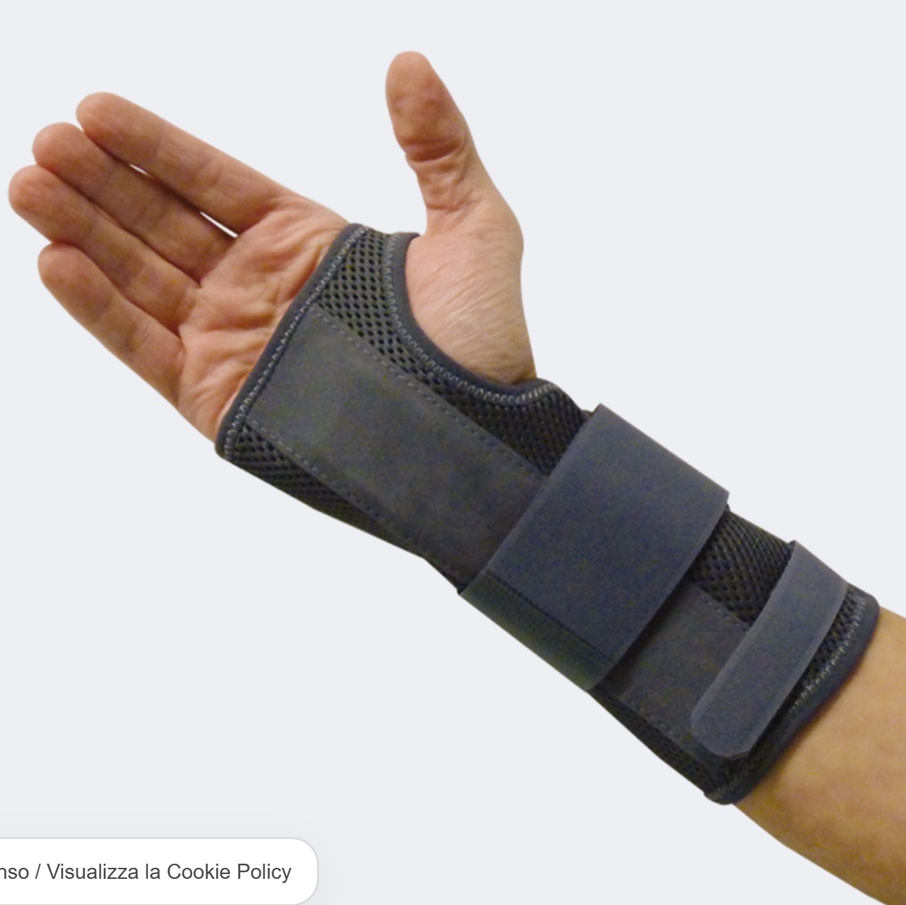 SP882 3 Ortesi per polso in Airmesh con rinforzo palmare