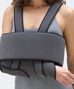 Immobilizzatore in tessuto accoppiato con nylon garzato&nbsp;interno in cotone Fascione per immobilizzazione del braccio con Supporto gomito rimovibile