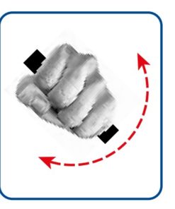 Supporto polso con maniglia per tutore gomito UniBor 01