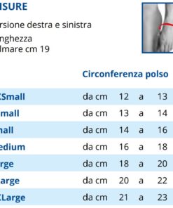 MR 2220 Ventus Ortesi per polso in Neo Tex con rinforzo palmare