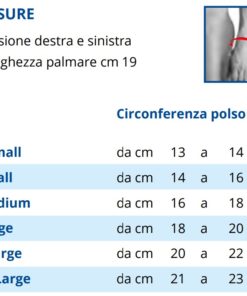 Ventus Ortesi per polso e pollice in Neo Tex con rinforzo palmare