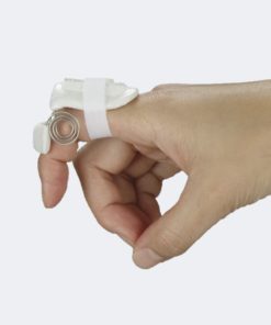 Ferula dinamica per flessione dito Molla di movimento integrata a resistenza variabile Contratture in estensione dell&rsquo;articolazione interfalangea prossimale